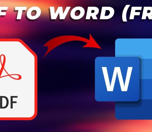 Convert Your PDF To Word